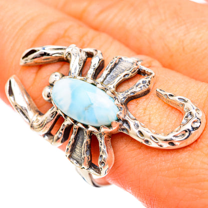 Larimar Rings handcrafted by Ana Silver Co - RING124940