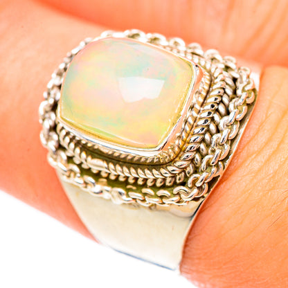 Ethiopian Opal Rings handcrafted by Ana Silver Co - RING124971