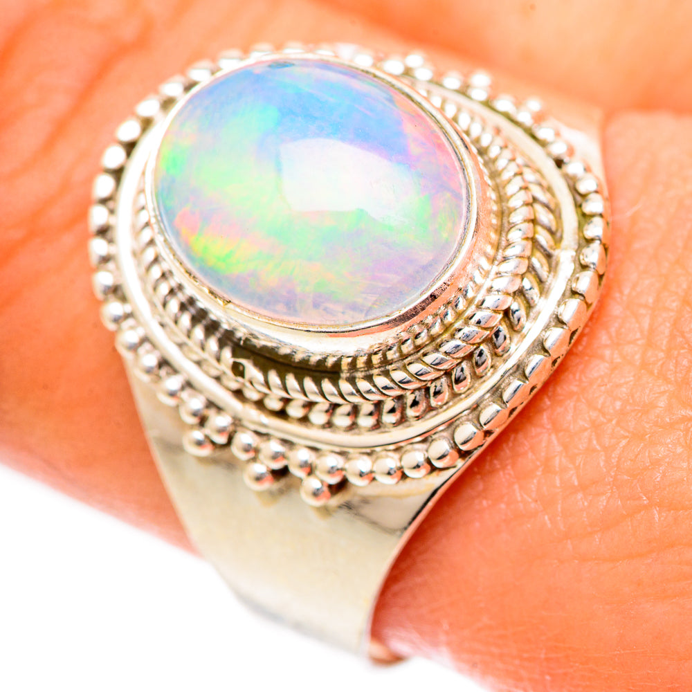 Ethiopian Opal Rings handcrafted by Ana Silver Co - RING124986