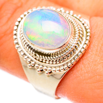 Ethiopian Opal Rings handcrafted by Ana Silver Co - RING124986