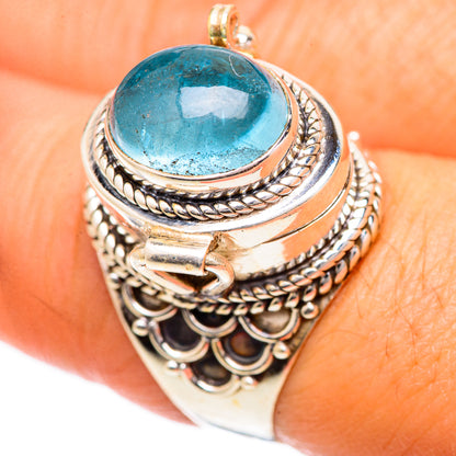 Aquamarine Rings handcrafted by Ana Silver Co - RING124987