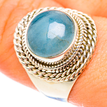 Aquamarine Rings handcrafted by Ana Silver Co - RING124990