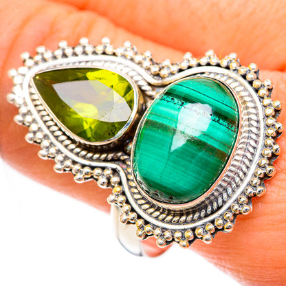 Malachite Rings handcrafted by Ana Silver Co - RING124997