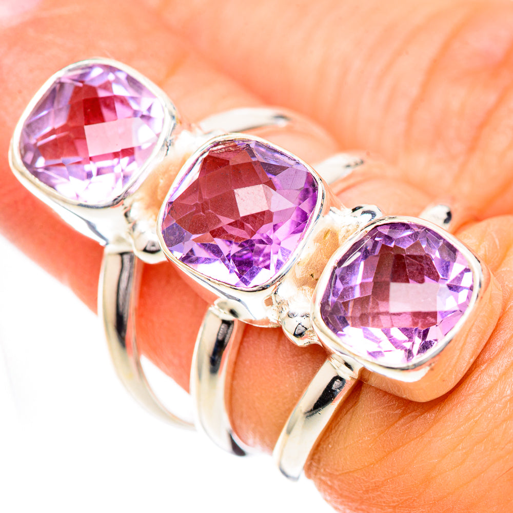 Amethyst Rings handcrafted by Ana Silver Co - RING125001