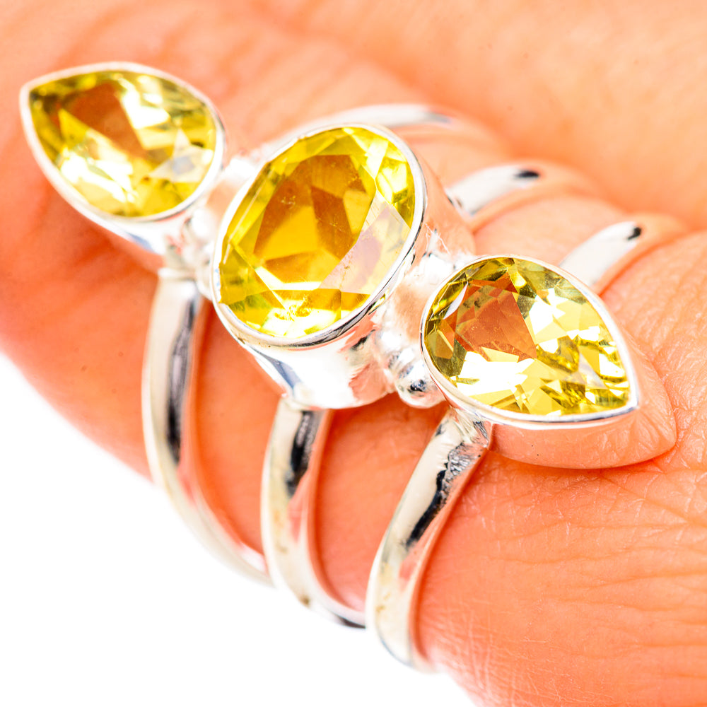 Citrine Rings handcrafted by Ana Silver Co - RING125010