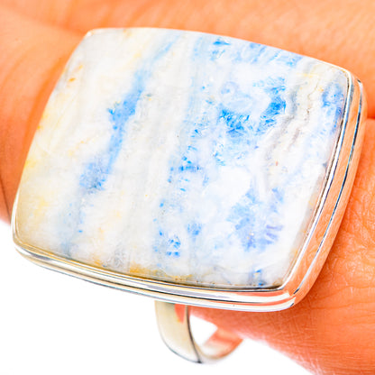 Blue Scheelite Rings handcrafted by Ana Silver Co - RING125025