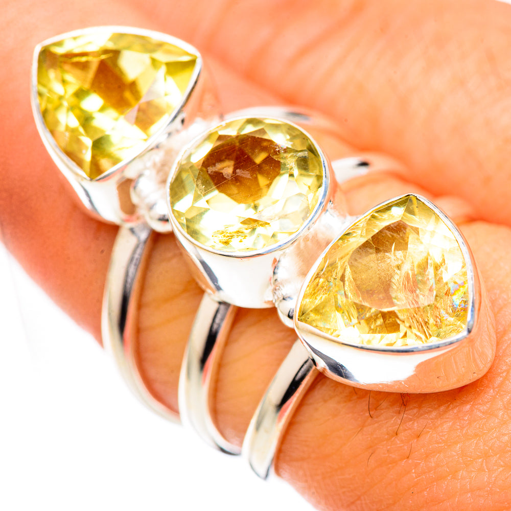 Citrine Rings handcrafted by Ana Silver Co - RING125040