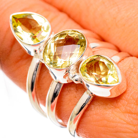 Citrine Rings handcrafted by Ana Silver Co - RING125041