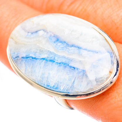Blue Scheelite Rings handcrafted by Ana Silver Co - RING125045