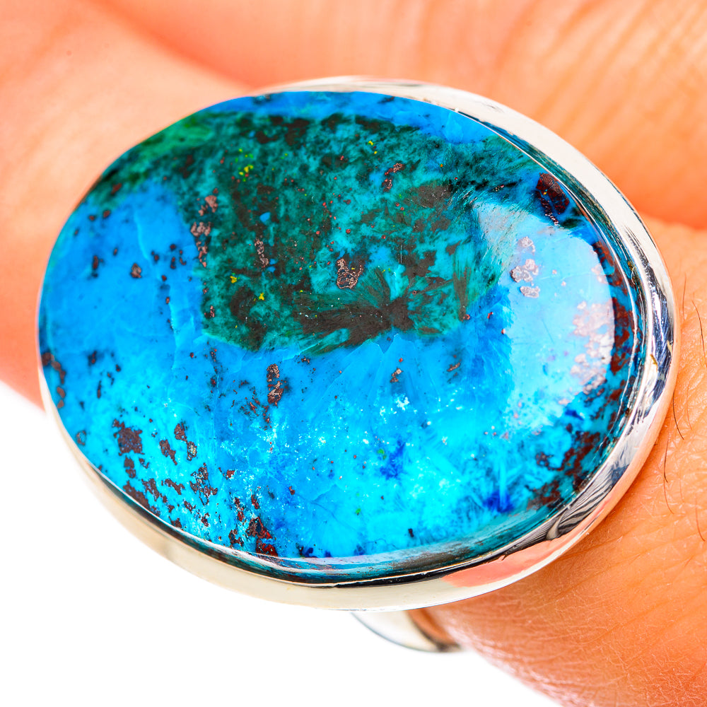 Chrysocolla Rings handcrafted by Ana Silver Co - RING125046