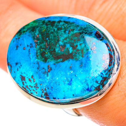 Chrysocolla Rings handcrafted by Ana Silver Co - RING125046