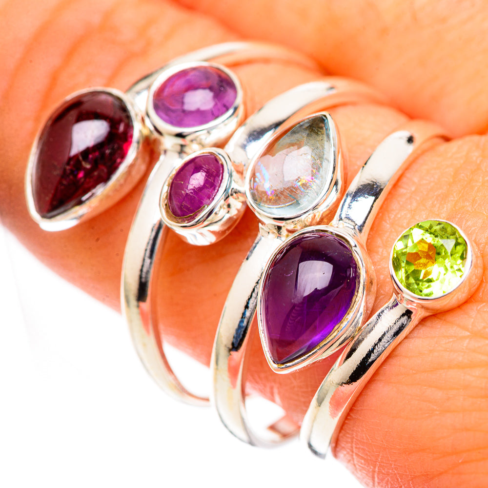 Amethyst Rings handcrafted by Ana Silver Co - RING125061