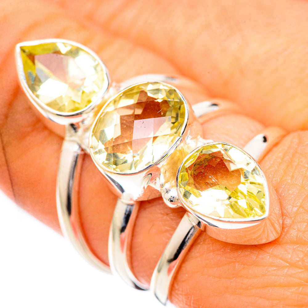 Citrine Rings handcrafted by Ana Silver Co - RING125066