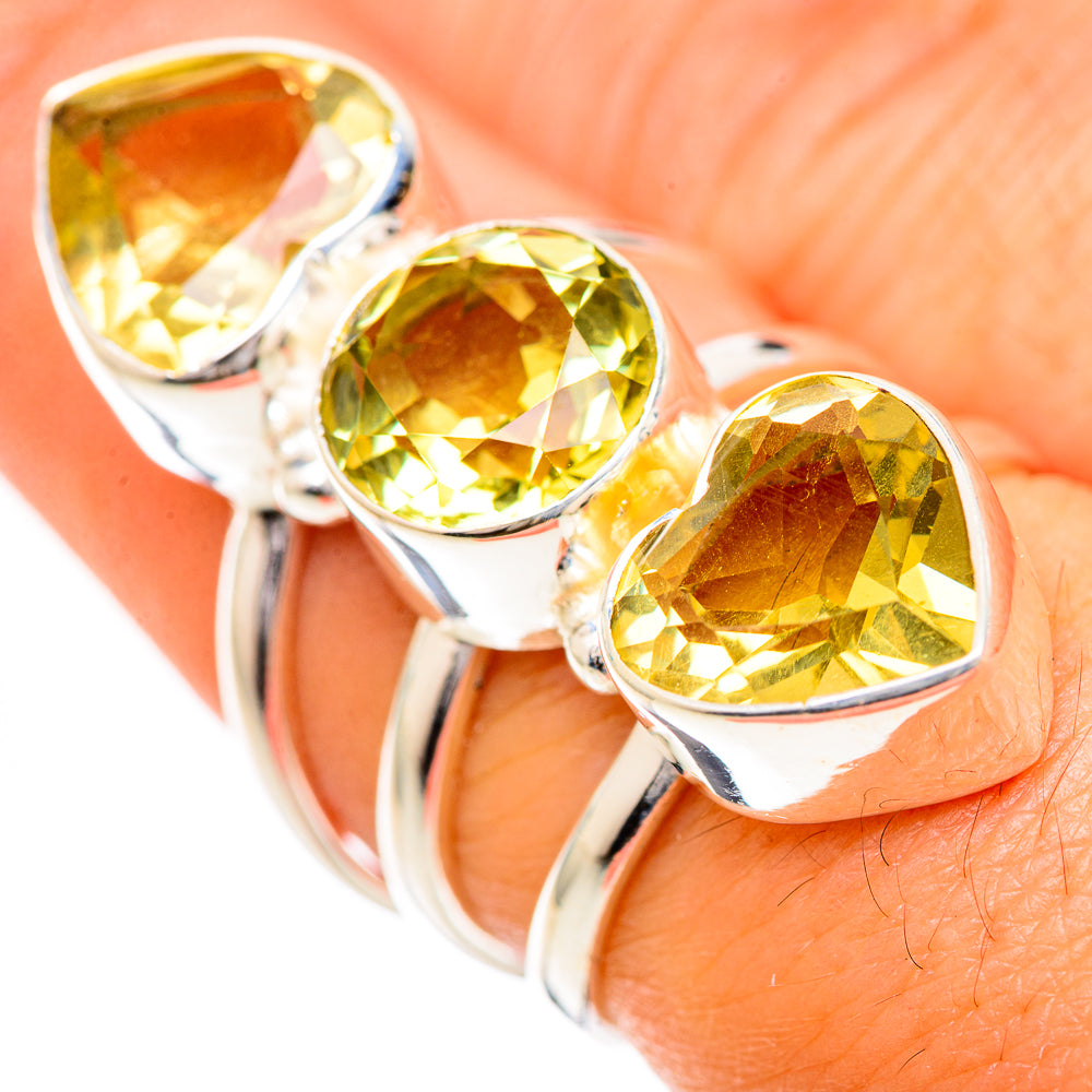Citrine Rings handcrafted by Ana Silver Co - RING125067