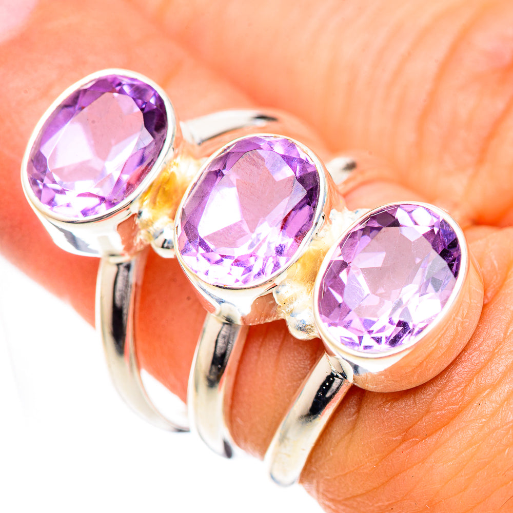 Amethyst Rings handcrafted by Ana Silver Co - RING125085