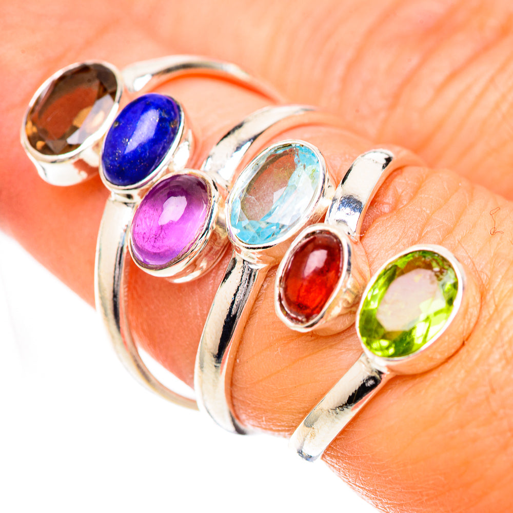Lapis Lazuli Rings handcrafted by Ana Silver Co - RING125090