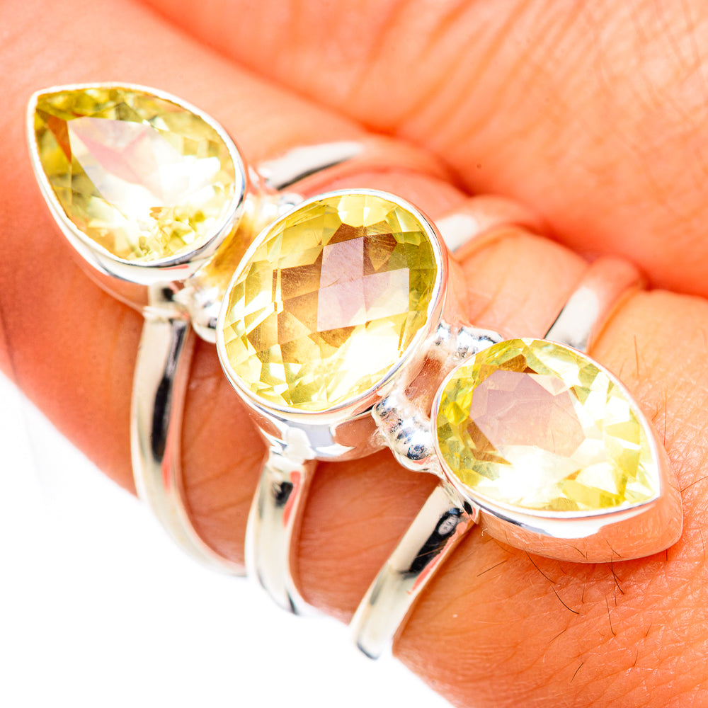 Citrine Rings handcrafted by Ana Silver Co - RING125094
