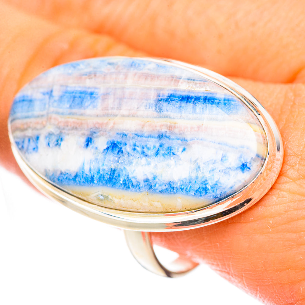 Blue Scheelite Rings handcrafted by Ana Silver Co - RING125120