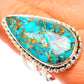 Blue Copper Composite Turquoise Rings handcrafted by Ana Silver Co - RING125141