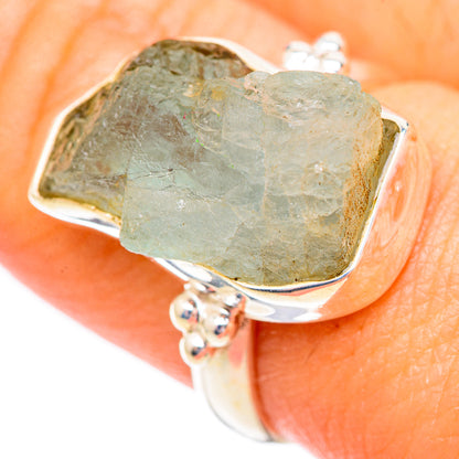 Aquamarine Rings handcrafted by Ana Silver Co - RING125147