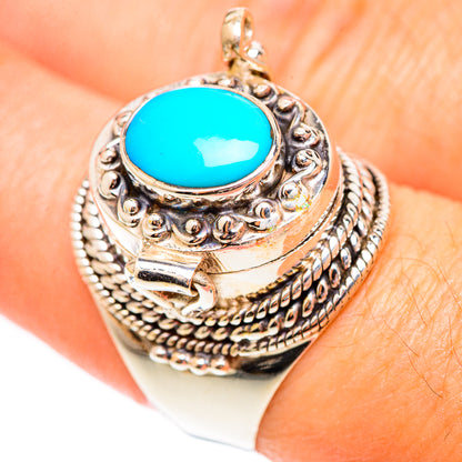 Sleeping Beauty Turquoise Rings handcrafted by Ana Silver Co - RING125149