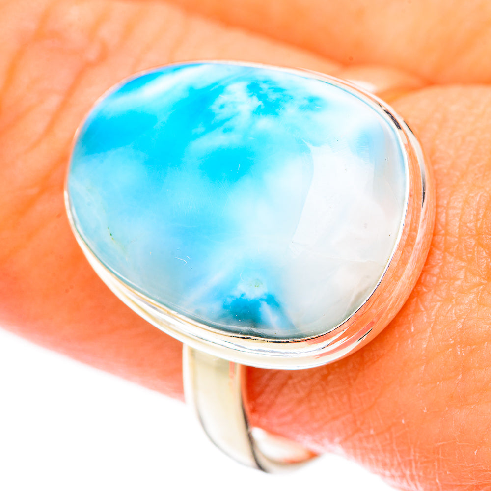 Larimar Rings handcrafted by Ana Silver Co - RING125150