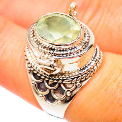 Prehnite Rings handcrafted by Ana Silver Co - RING125155
