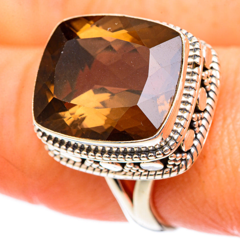 Smoky Quartz Rings handcrafted by Ana Silver Co - RING125157