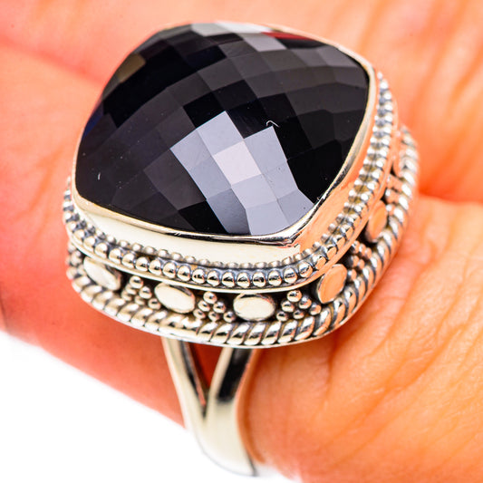 Black Onyx Rings handcrafted by Ana Silver Co - RING125168