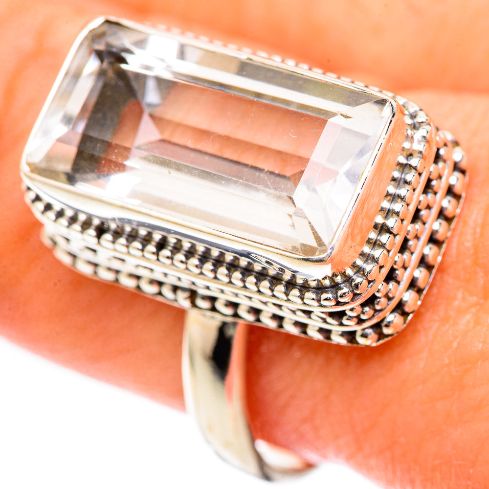 White Quartz Rings handcrafted by Ana Silver Co - RING125169