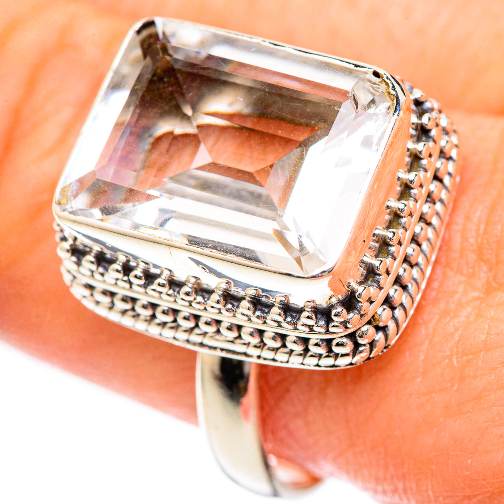 White Quartz Rings handcrafted by Ana Silver Co - RING125170