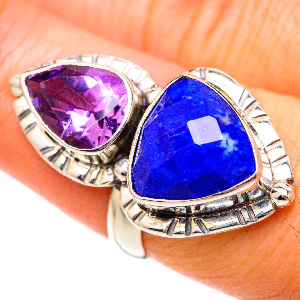 Lapis Lazuli Rings handcrafted by Ana Silver Co - RING125172