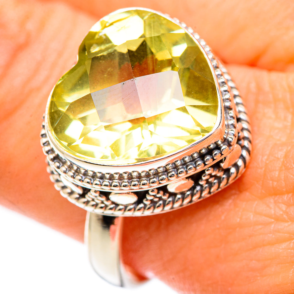 Citrine Rings handcrafted by Ana Silver Co - RING125173