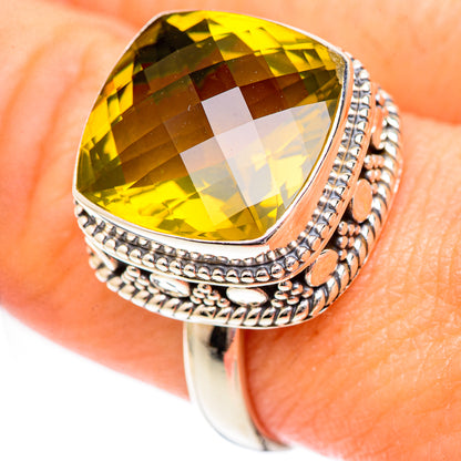 Citrine Rings handcrafted by Ana Silver Co - RING125174