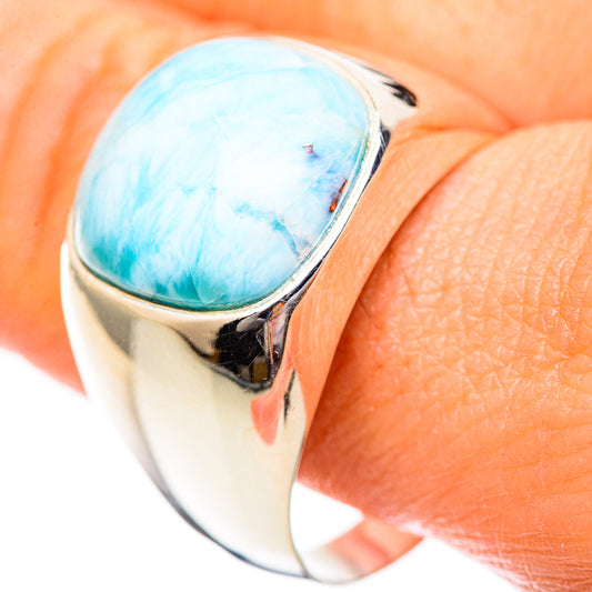 Larimar Rings handcrafted by Ana Silver Co - RING125176