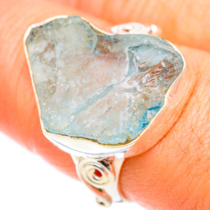 Aquamarine Rings handcrafted by Ana Silver Co - RING125179