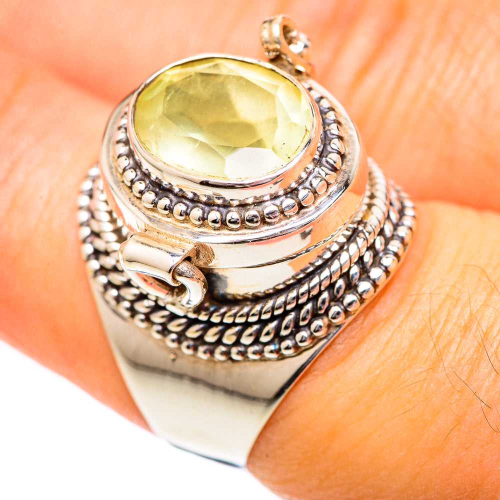Prehnite Rings handcrafted by Ana Silver Co - RING125183