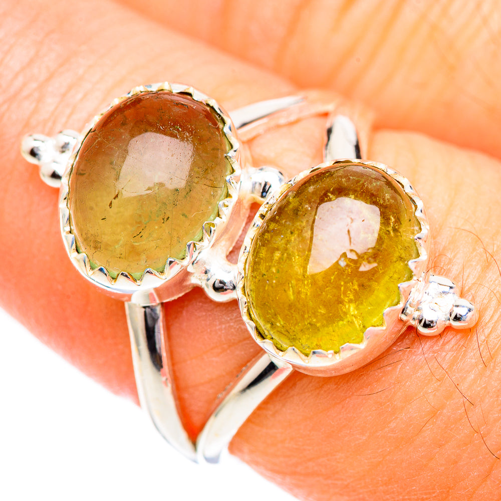 Prehnite Rings handcrafted by Ana Silver Co - RING125184