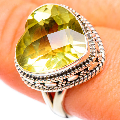 Citrine Rings handcrafted by Ana Silver Co - RING125203