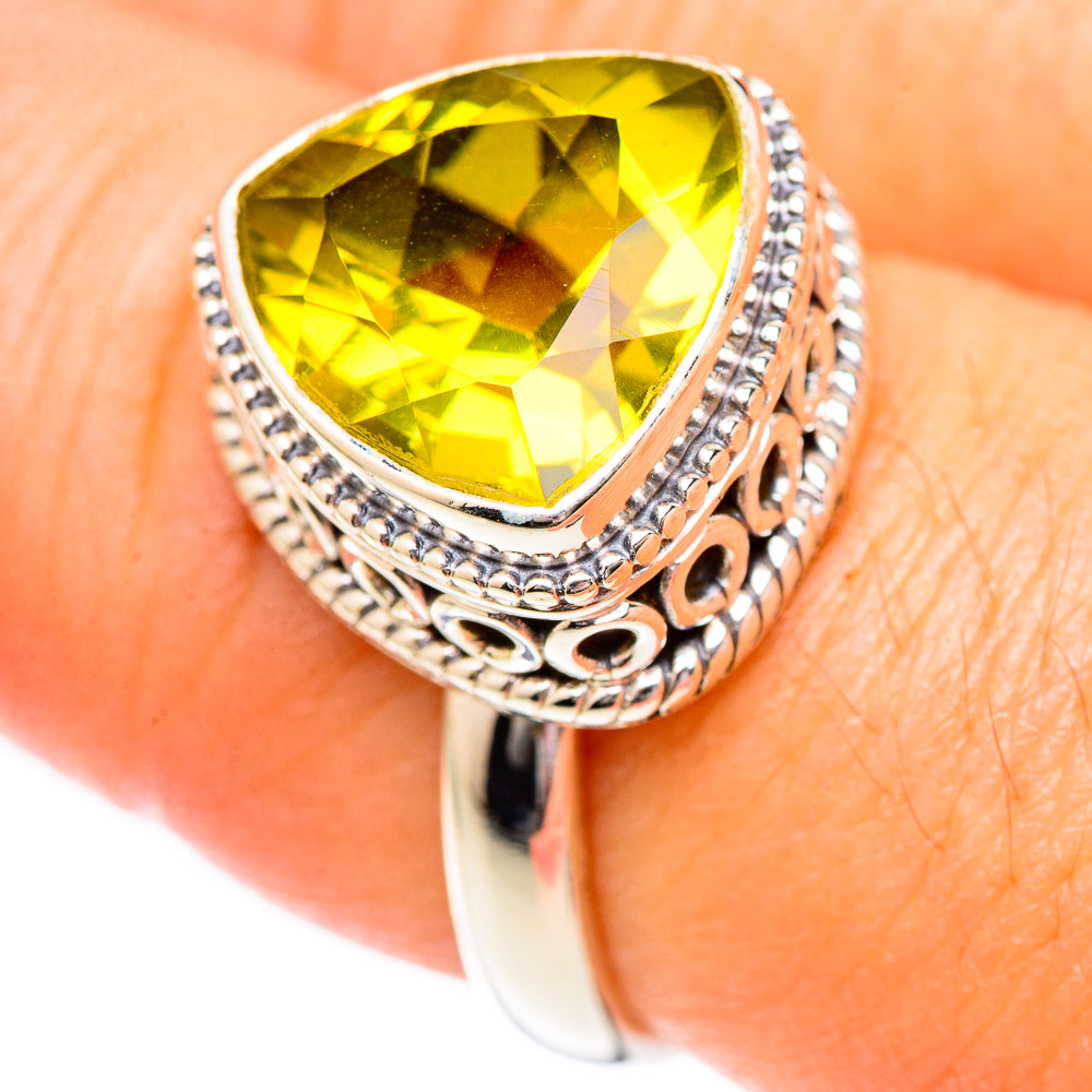 Citrine Rings handcrafted by Ana Silver Co - RING125204