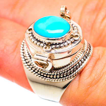 Sleeping Beauty Turquoise Rings handcrafted by Ana Silver Co - RING125206