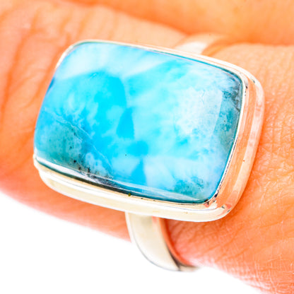 Larimar Rings handcrafted by Ana Silver Co - RING125210