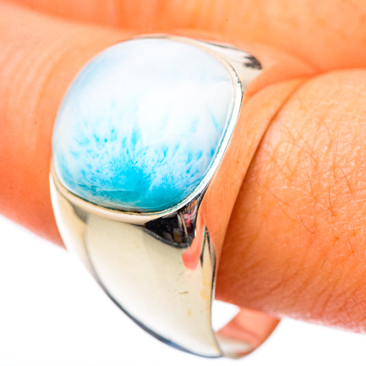 Larimar Rings handcrafted by Ana Silver Co - RING125212