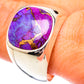 Purple Copper Composite Turquoise Rings handcrafted by Ana Silver Co - RING125220