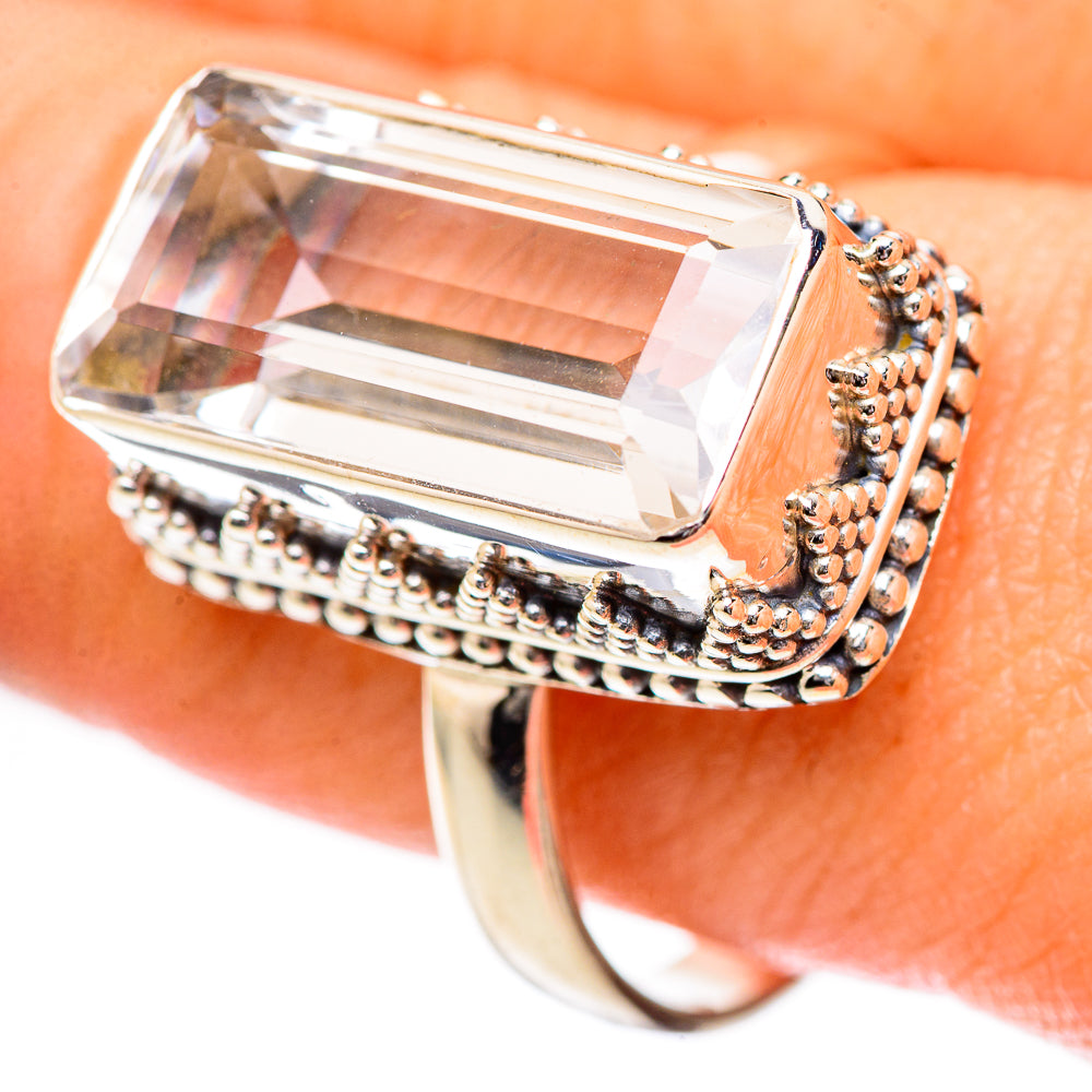 White Quartz Rings handcrafted by Ana Silver Co - RING125225