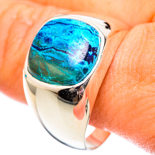Chrysocolla Rings handcrafted by Ana Silver Co - RING125230