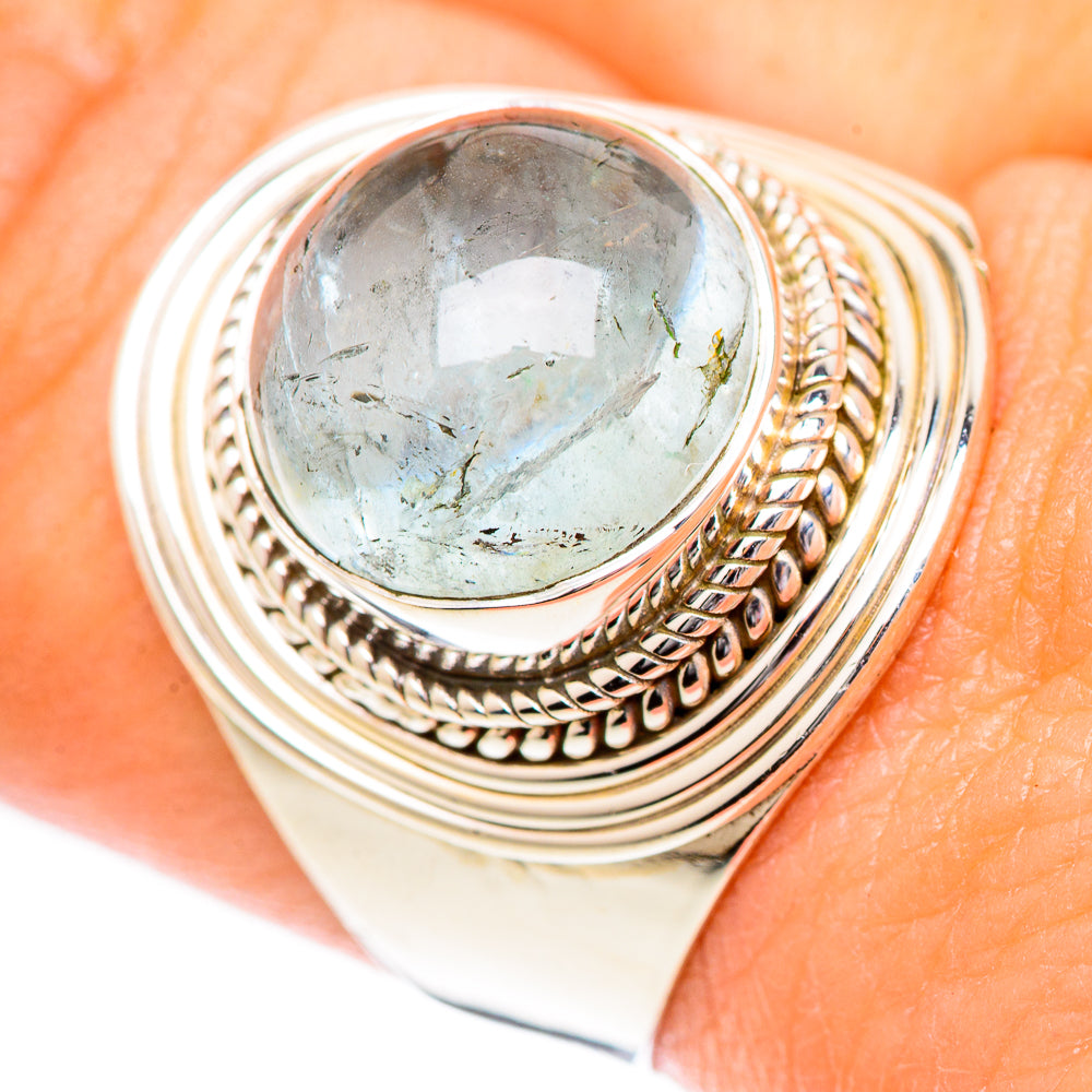 Aquamarine Rings handcrafted by Ana Silver Co - RING125232