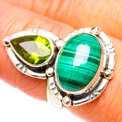 Malachite Rings handcrafted by Ana Silver Co - RING125239