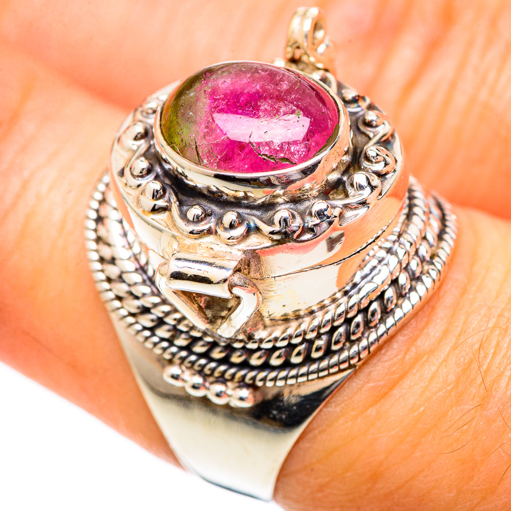 Watermelon Tourmaline Rings handcrafted by Ana Silver Co - RING125240