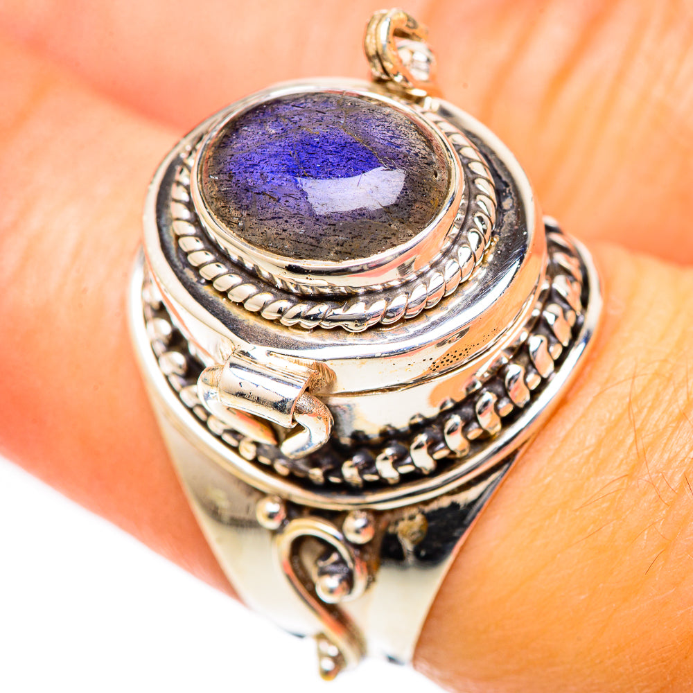 Labradorite Rings handcrafted by Ana Silver Co - RING125255